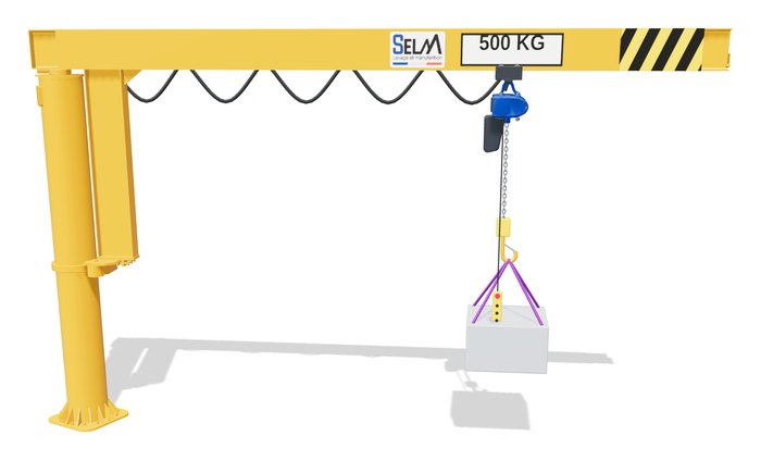 Aperçu d'une potence PRT dans le configurateur